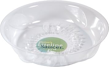 Plastec LL06 Lite Line Planter Saucer, 6-Inch