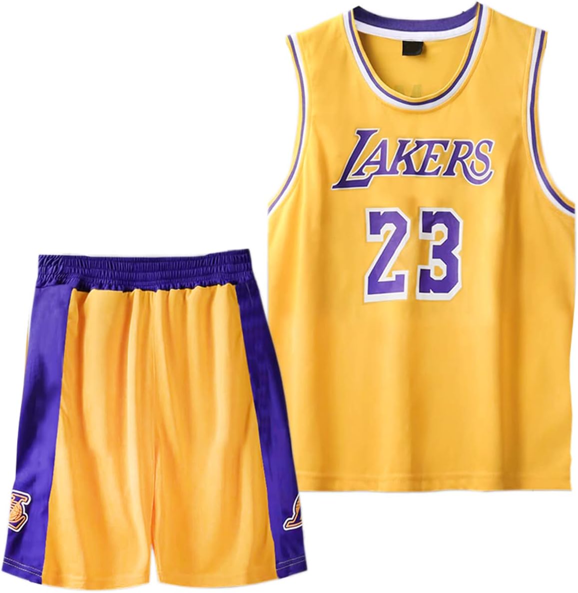 MEEHYREKids Boys Basketball Kit 2 Piece Sleeveless Basketball Training Jersey and Shorts Set