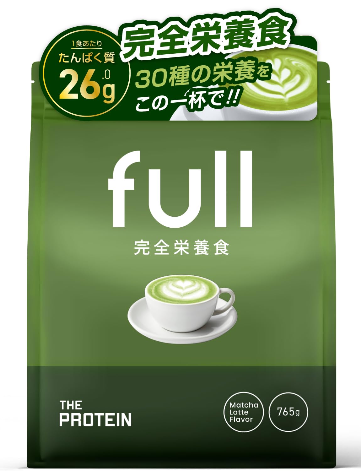 Amazon | ザプロ 完全栄養食 プロテイン 抹茶ラテ風味 765g ソイ