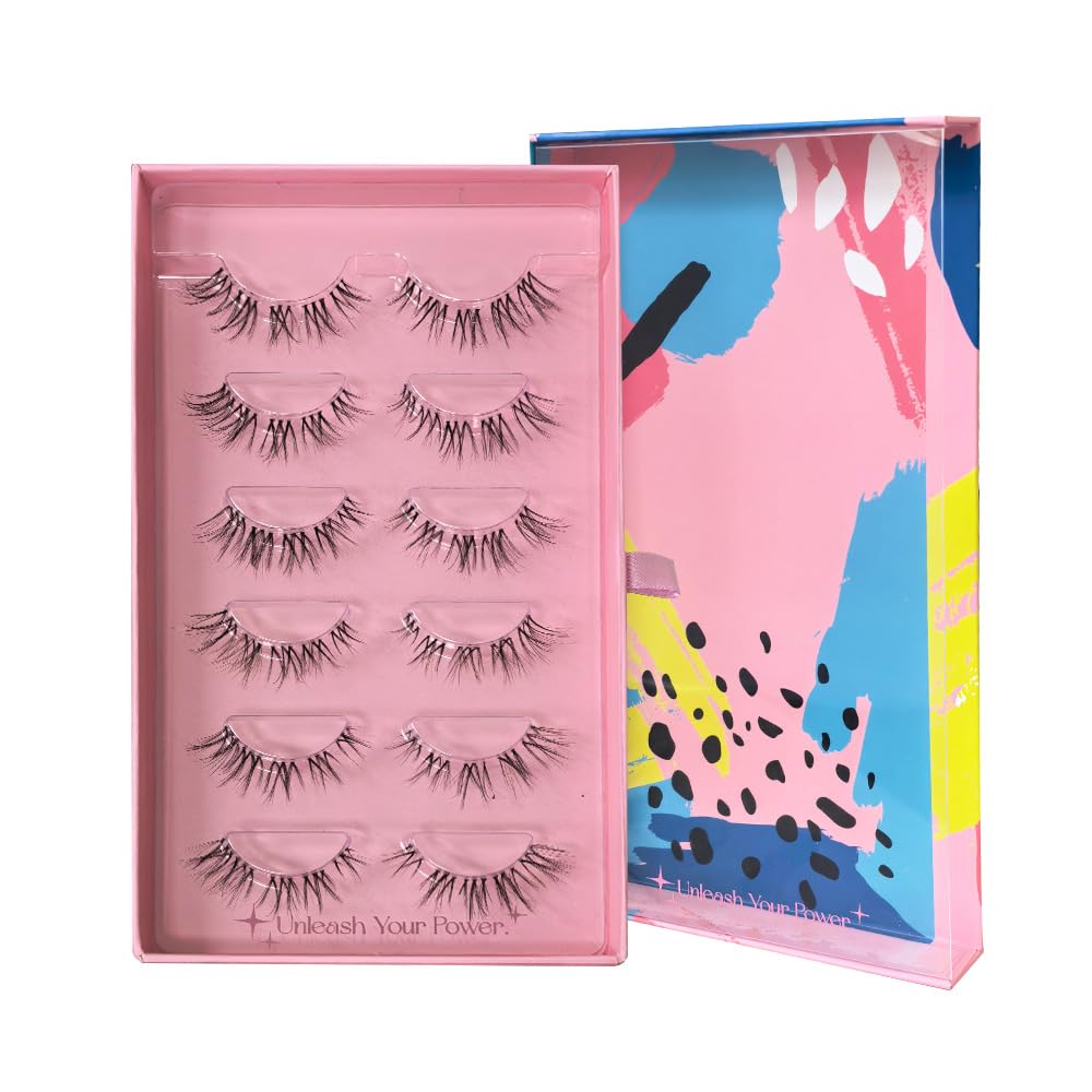 SY SHUYING False Eyelashes Fluffy Set, DT42Flirt, 1 pair (Pack of 1)
