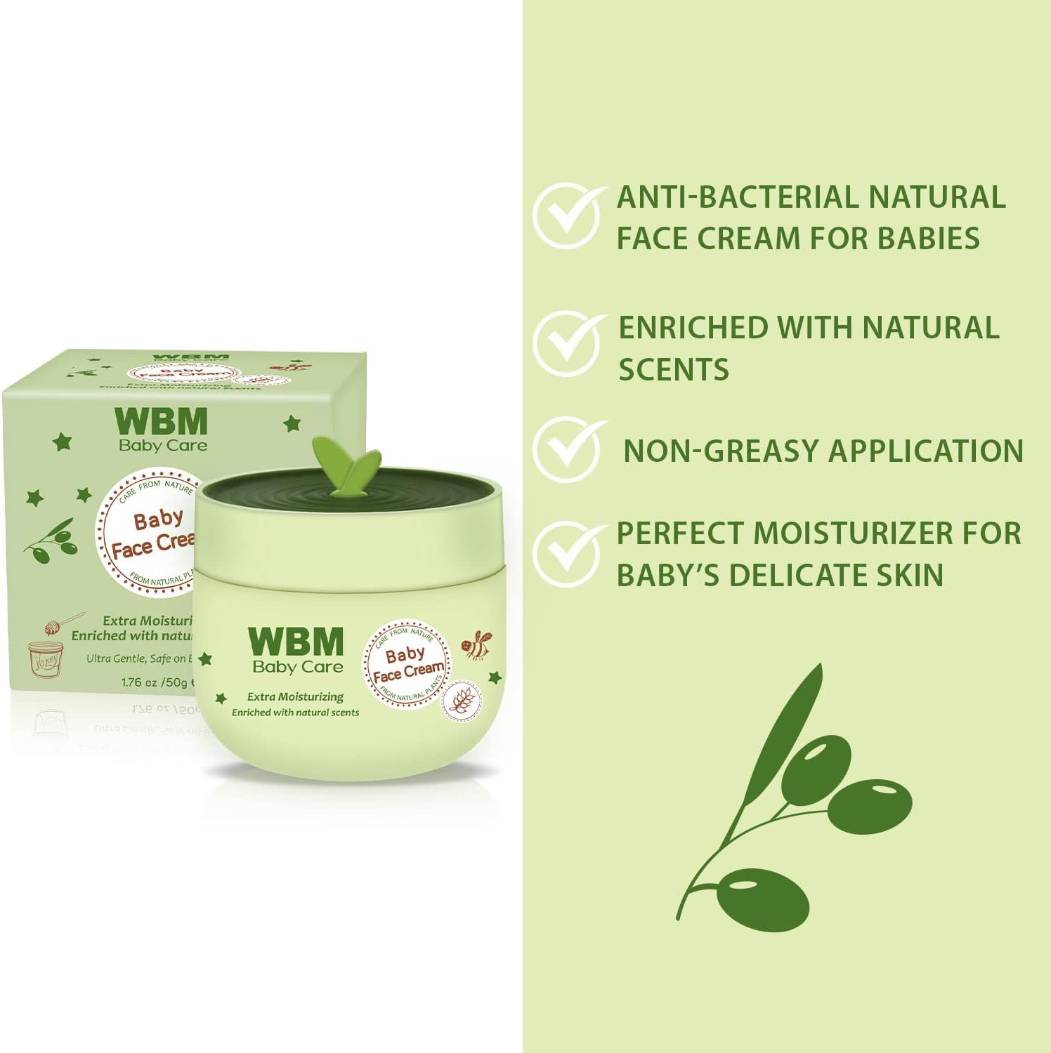 WBM Care Baby Gift Set | 5 Essential Baby Skin Care Products - Baby Lotion, Baby Shampoo, Face Cream, Baby Powder, and Baby Oil for Gentle and Complete Care