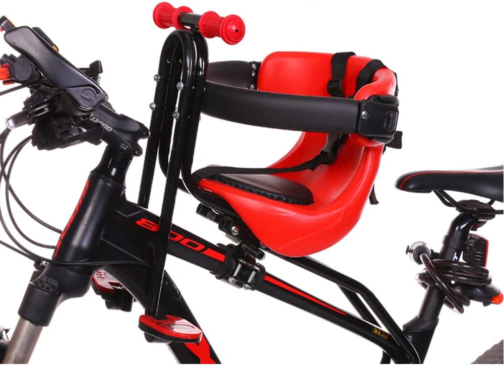 AOTENG STAR Child Bike Seat, Bicycle Seat for Kids,Toddlers and Child, Baby Carrier Seat with Foot Pedals Mountain Bike Child Seat for Kids 8 Months - 4 Years (up to 110 lbs)