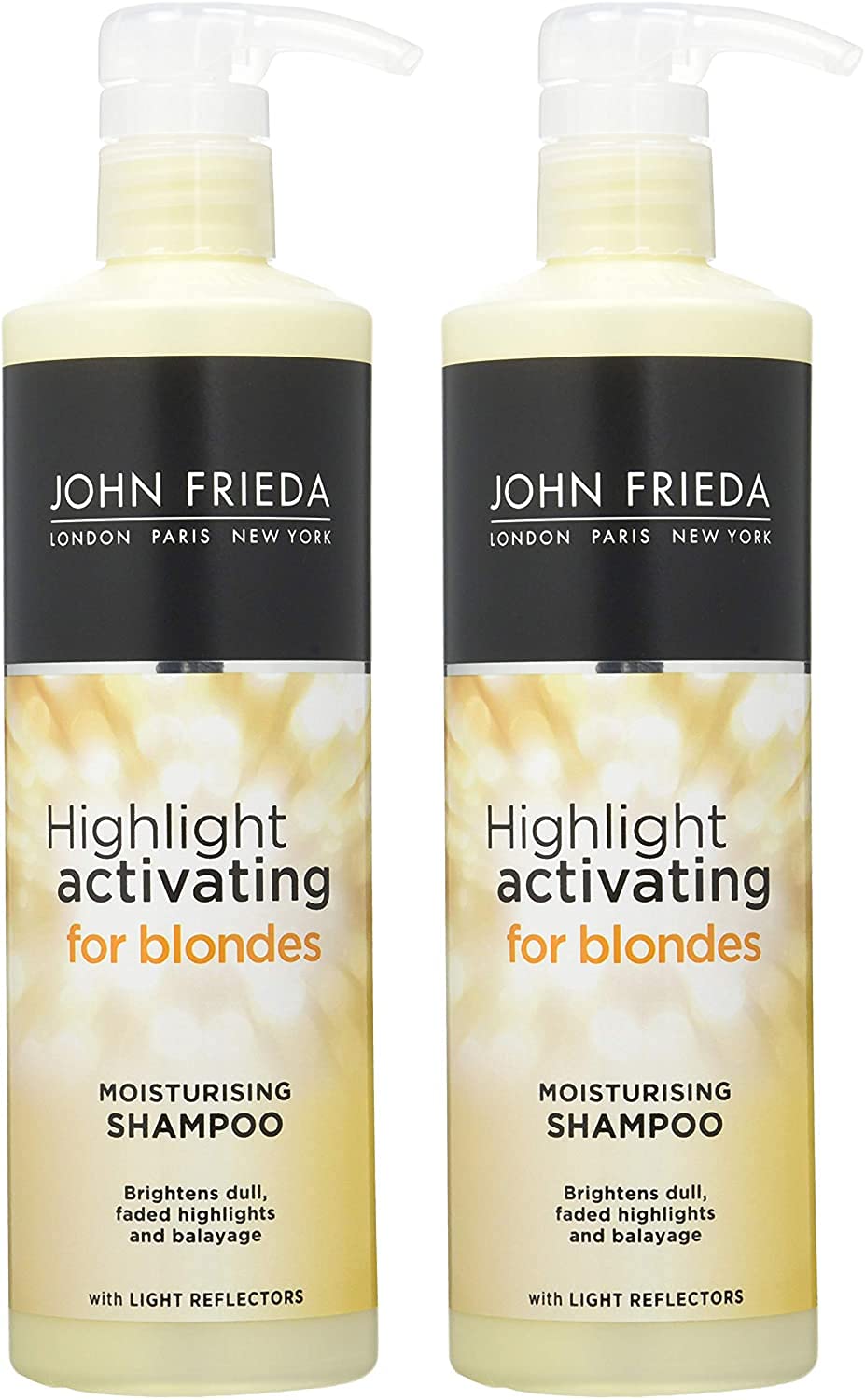 John Frieda Highlight Activating for Blondes Moisturising Shampoo and