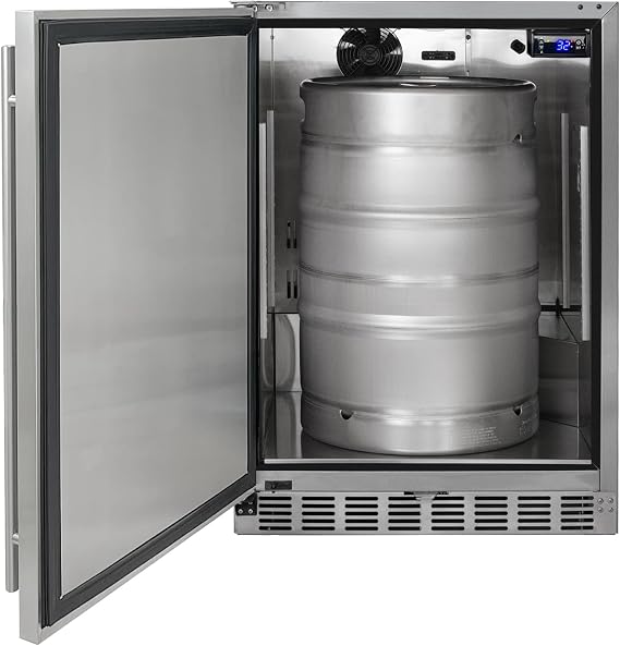 Kegco Kegerators, 2 Faucet, Left Hinge