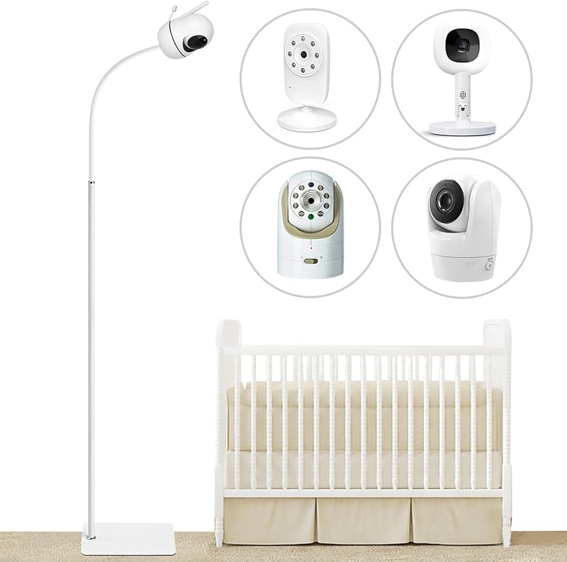 67" Adjustable Height Baby Monitor Floor Stand Holder Compatible with Hellobaby HB6560/HB6550/Pro/HB65/HB66/HB248,ANMEATE,Infant Optics DXR-8 Pro,eufy,Nanit Pro Smart Baby Monitor & Flex Stand