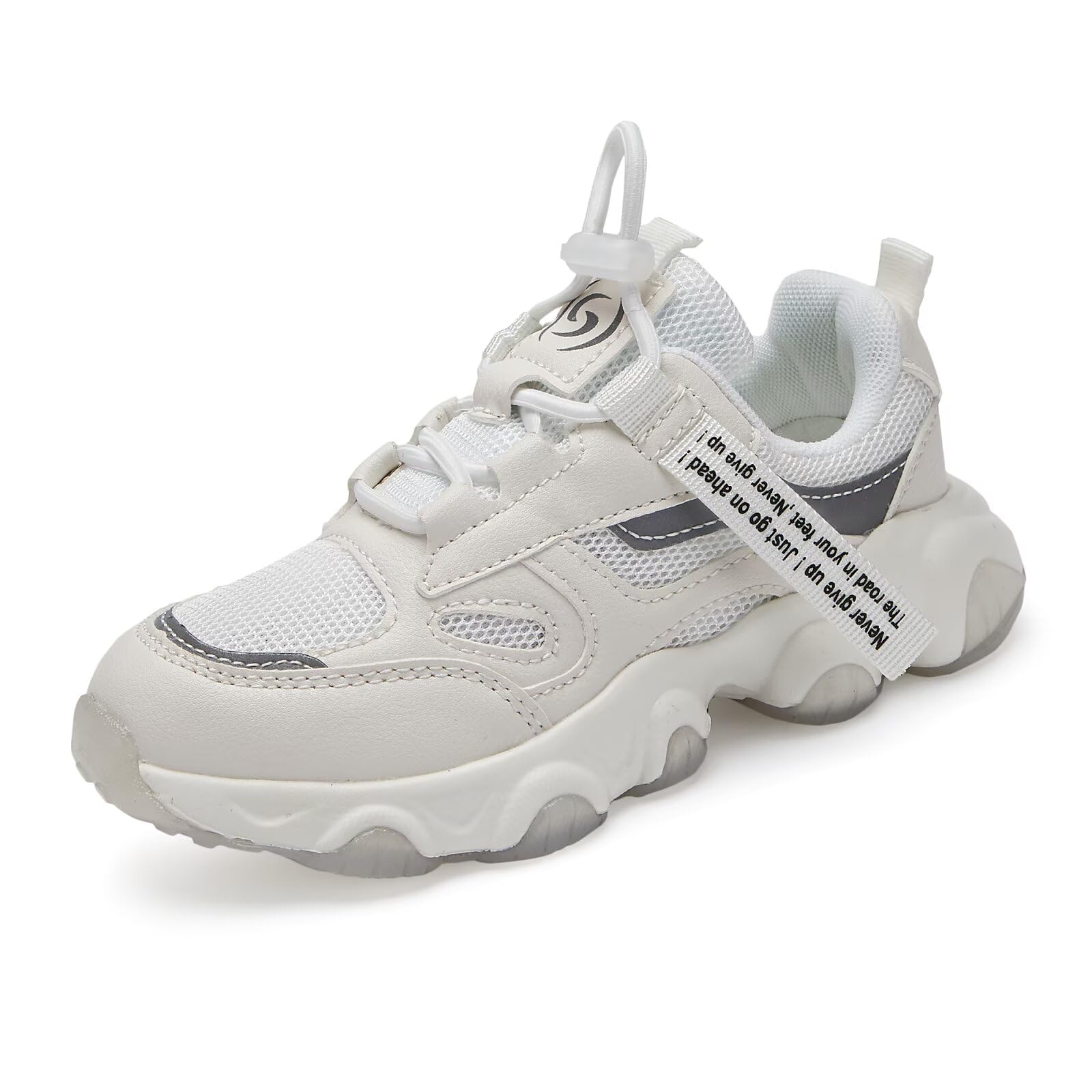 Yadurdu Kids Sneakers Boys Girls Running Shoes Kids Casual Lightweight Classic Adjustable Strap Shoes