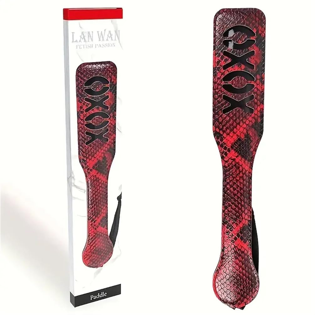 Pezzo di Racchetta in Pelle da Gioco per Coppia Maschile e Femminile, Accessori Ritmici, Frusta
