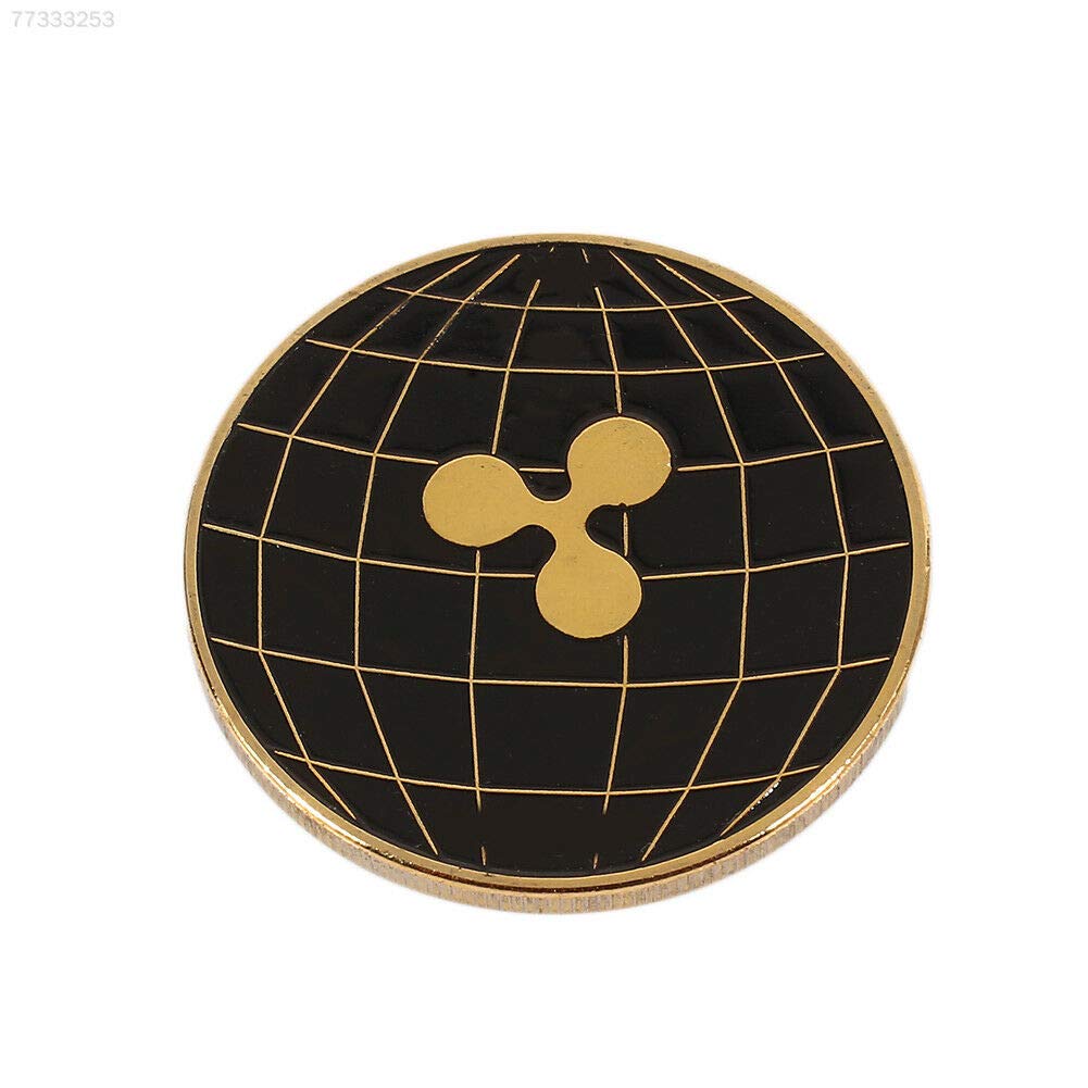BIG BOOM® 44B3 Ripple Coin Texture Double-Sided XRP Decoration Bicolourable  Round CRYPTO : Amazon.in: Jewellery