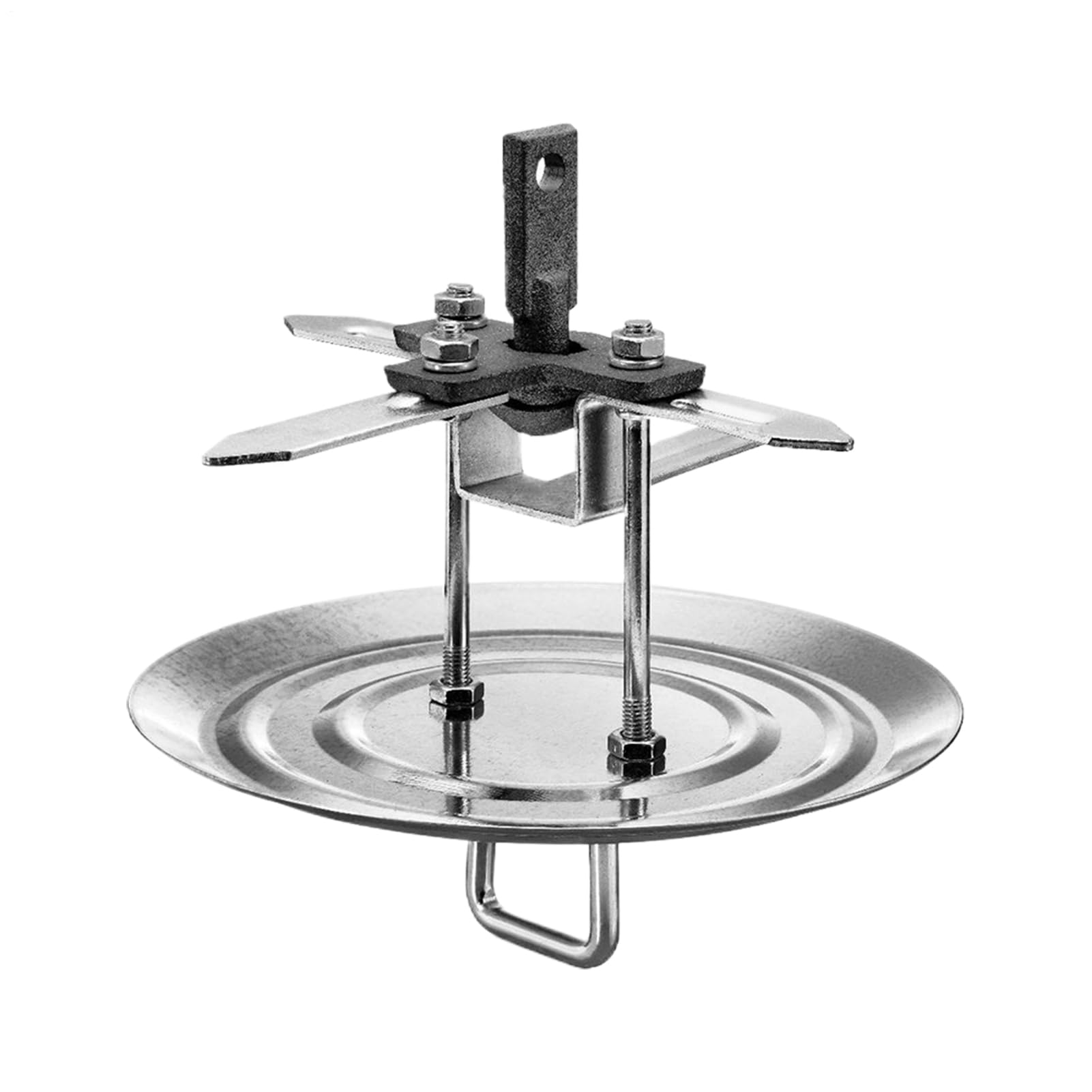 Crochets pivotants rotatifs en acier pour suspension d'objets lourds en atelier