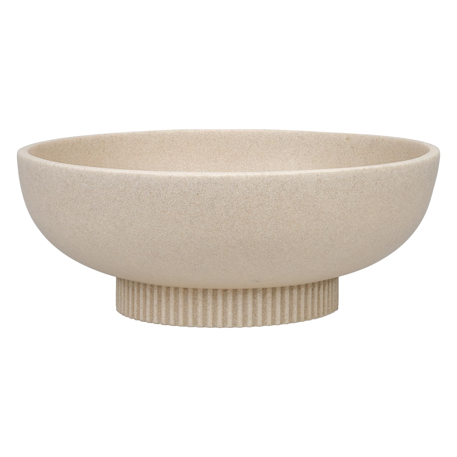 Modern Pedestal Resin Decorative Bowl