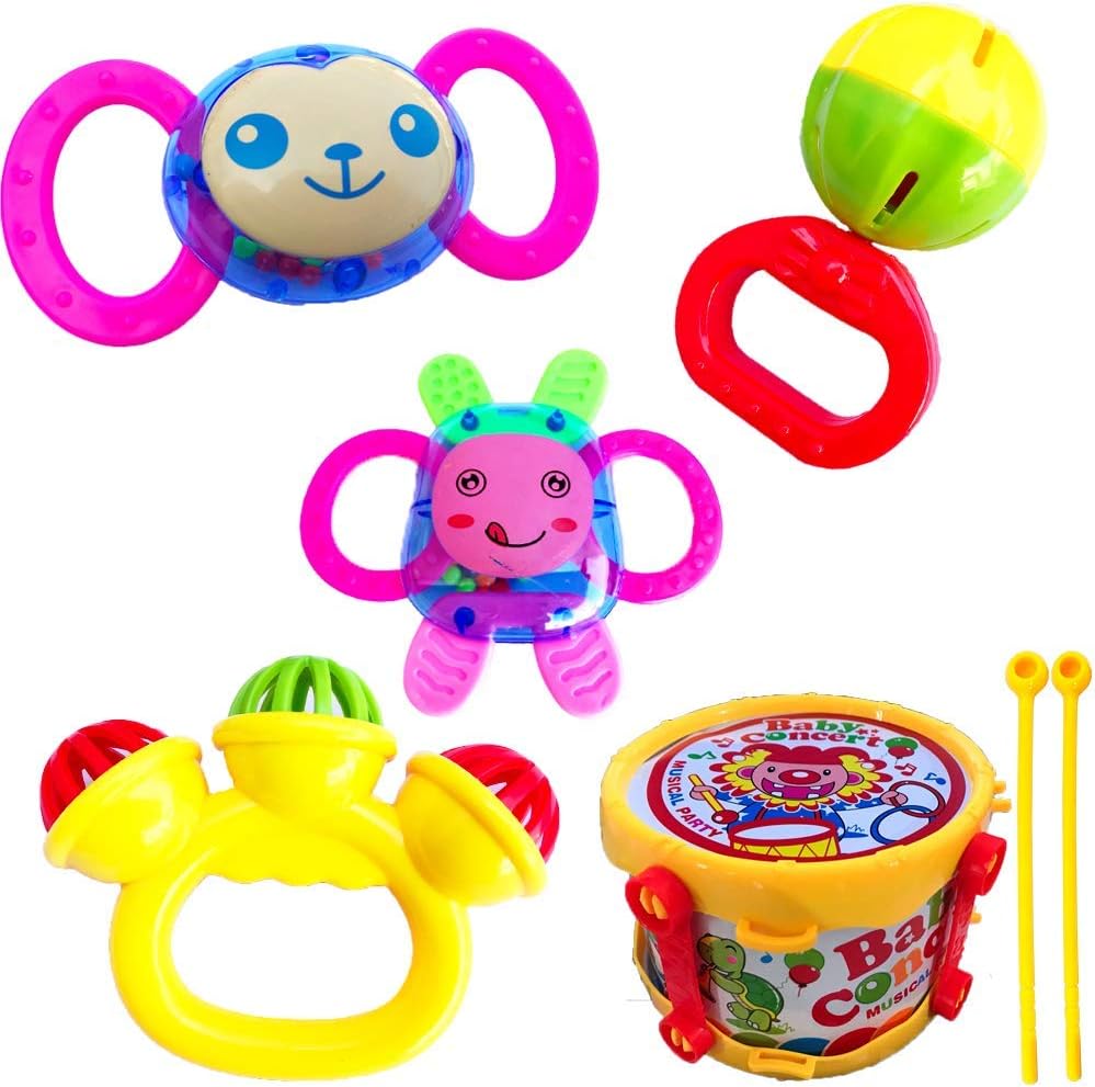 FRATELLI - HMC - Activity RATTLES & TEETHER Set ( 5 PC )