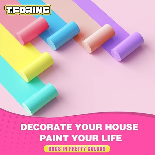 Miniatura 7 de Mini bolsas de basura de 2 galones  150 bolsas de basura pequeñas sin perfume, forros de basura de plástico de colores de 7.5 litros, forros gruesos