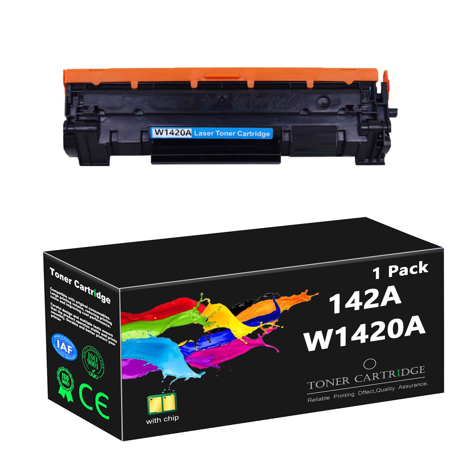 142A W1420A Toner Cartridge Replacement for HP 142A W1420A High Yield Toner Work for HP M110 M110w M110we MFP M139 M139we M140 M140w M140we Printers,