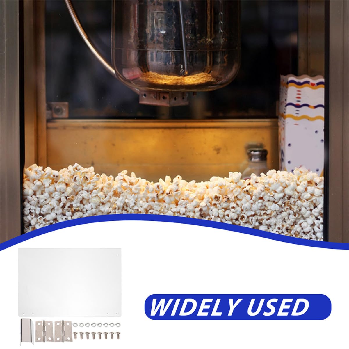 Pvc Türschutzblenden für Kommerzielle Popcornmaschinen Robust 2 Stück Duales Türdesign Transparent für Gewerblichen und Privaten Gebrauch