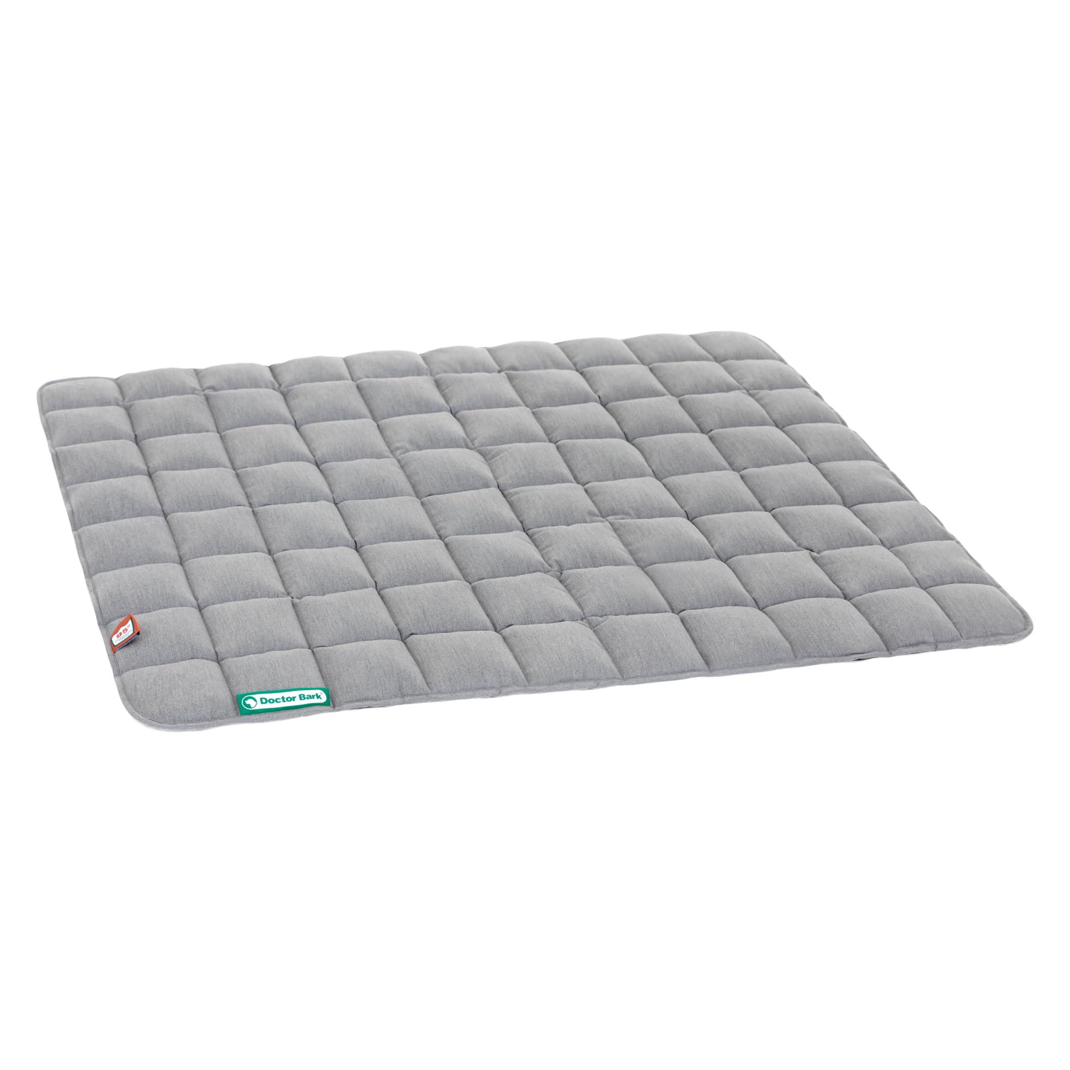 Doctor Bark Manta, Perros Grandes/hundematte, Gris Claro, para alérgicos, antiarañazos, Transpirable, Estable, Resistente, Apto para Lavadora y Secadora. - Lavable a 95 °C - Tamaño a Elegir