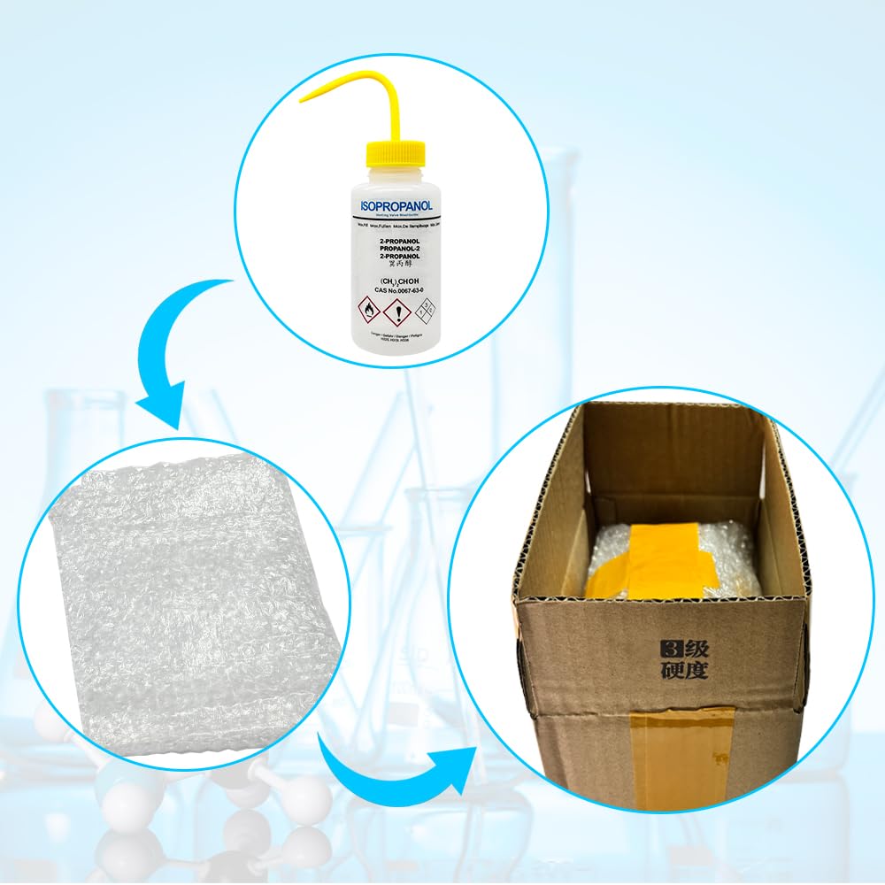 Produktbild von Haituoyizhan Methanol-Quetschflasche – 500 Ml, Kunststoff, Mit Abgewinkeltem Stiel – Für Laborreinigung