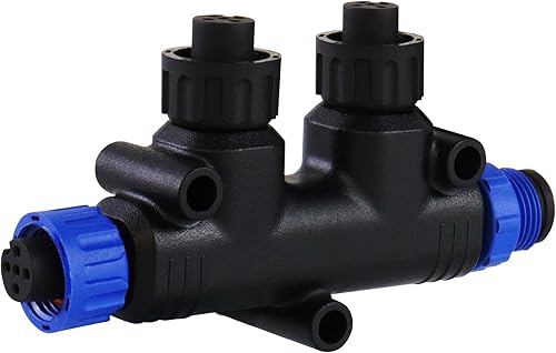 Miniatura 9 de NMEA 2000 T-Connector compatible con Garmin Lowrance Simrad B&G y Navico Networks, NMEA 2000 (N2k) (Tee) T-Connector