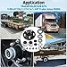 Klmnduo 2 Set Trailer Idler Hub Kits for 3500 lbs Trailer 1-1/16