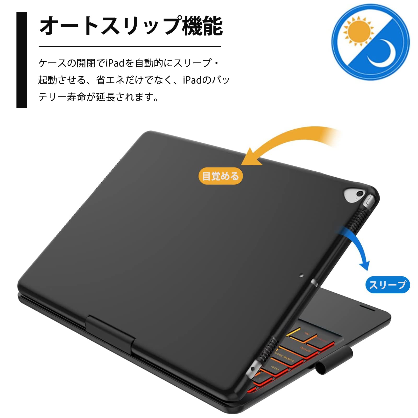 Amazon.co.jp: BORIYUAN iPad 10.2インチ 第7/8/9世代 キーボード
