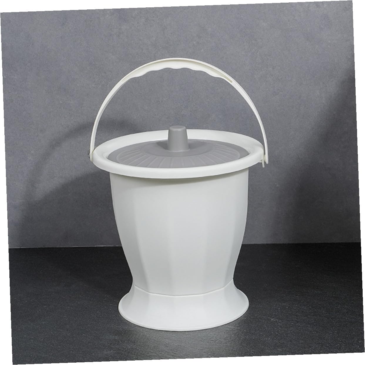VICASKY Vaso da Notte Portatile per Adulti in Plastica Robusta, Facile da Pulire, Adatto per Casa e Viaggio, Comodo per Donne Incinte e Uso Quotidiano