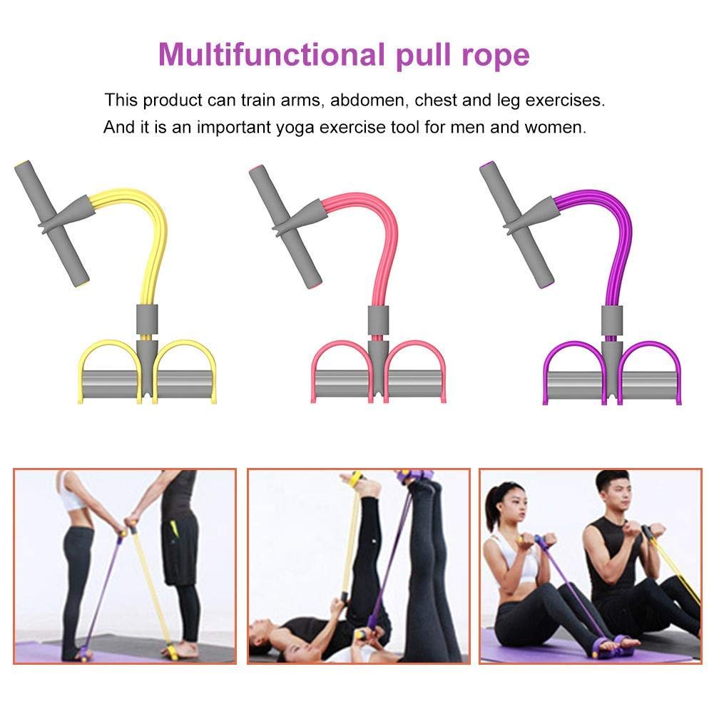 Exercise Equipment Rep Fitness 6-Tube Elastic Yoga Pedal Puller ...