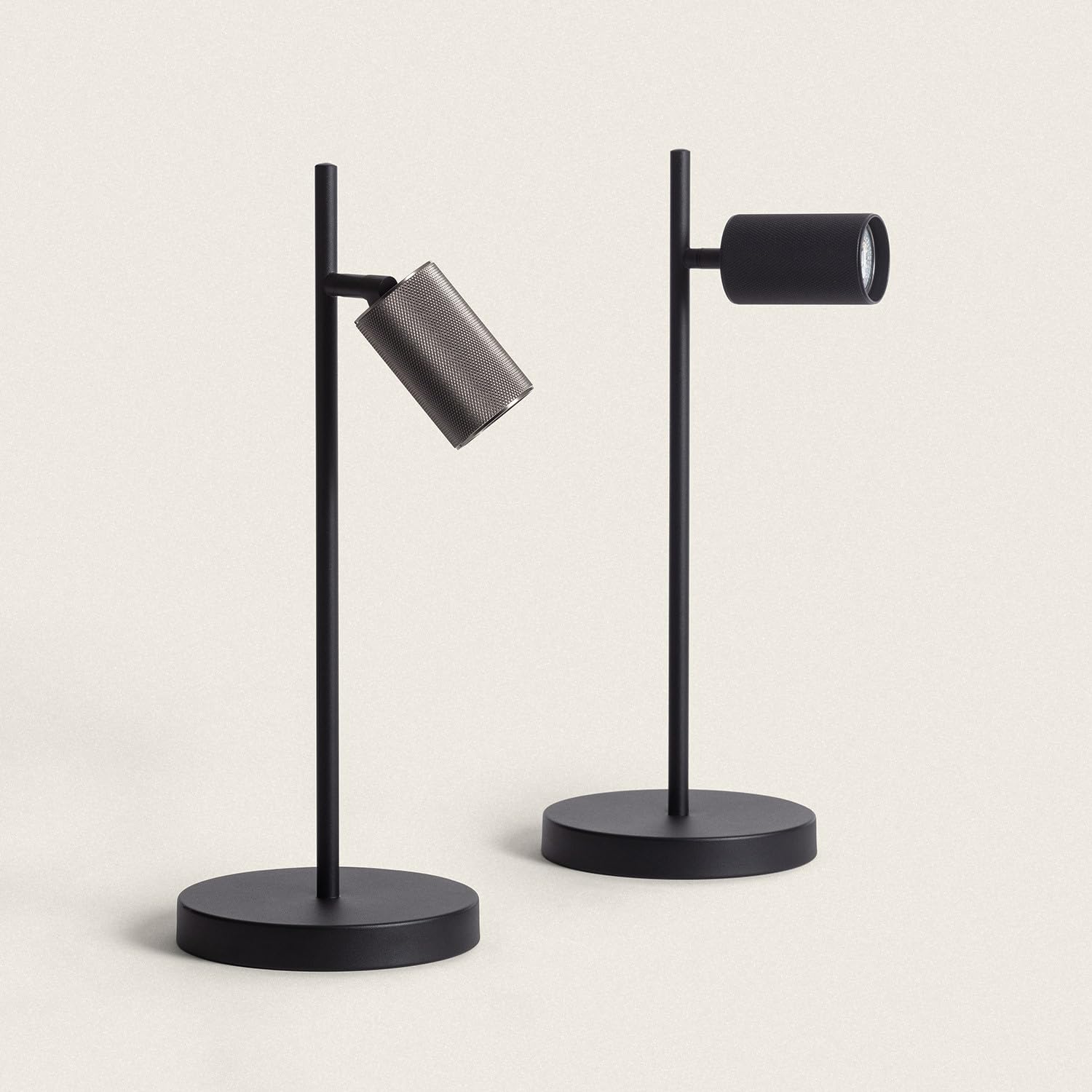LEDKIA LIGHTING Lámpara de Mesa Aluminio Breixo Negro
