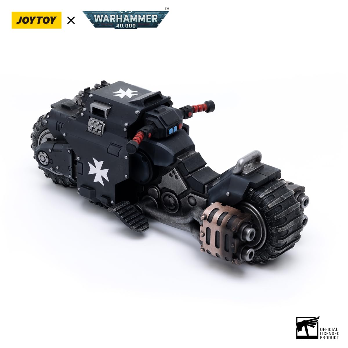 JOYTOY Warhammer 40K 1/18 Action Figure Black Templars Outriders Joy Toy Figures, 3 pouces (L x l) x 1,9 pouce (H) - Échelle 1/18 - Image 3