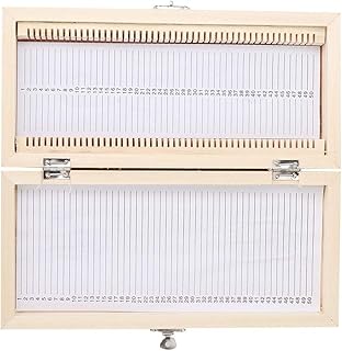 Biology Glass Prepared Microscope, Retail Locks Equipment Locks Slides Specimens Wooden Slide Storage Box Case 50PCS