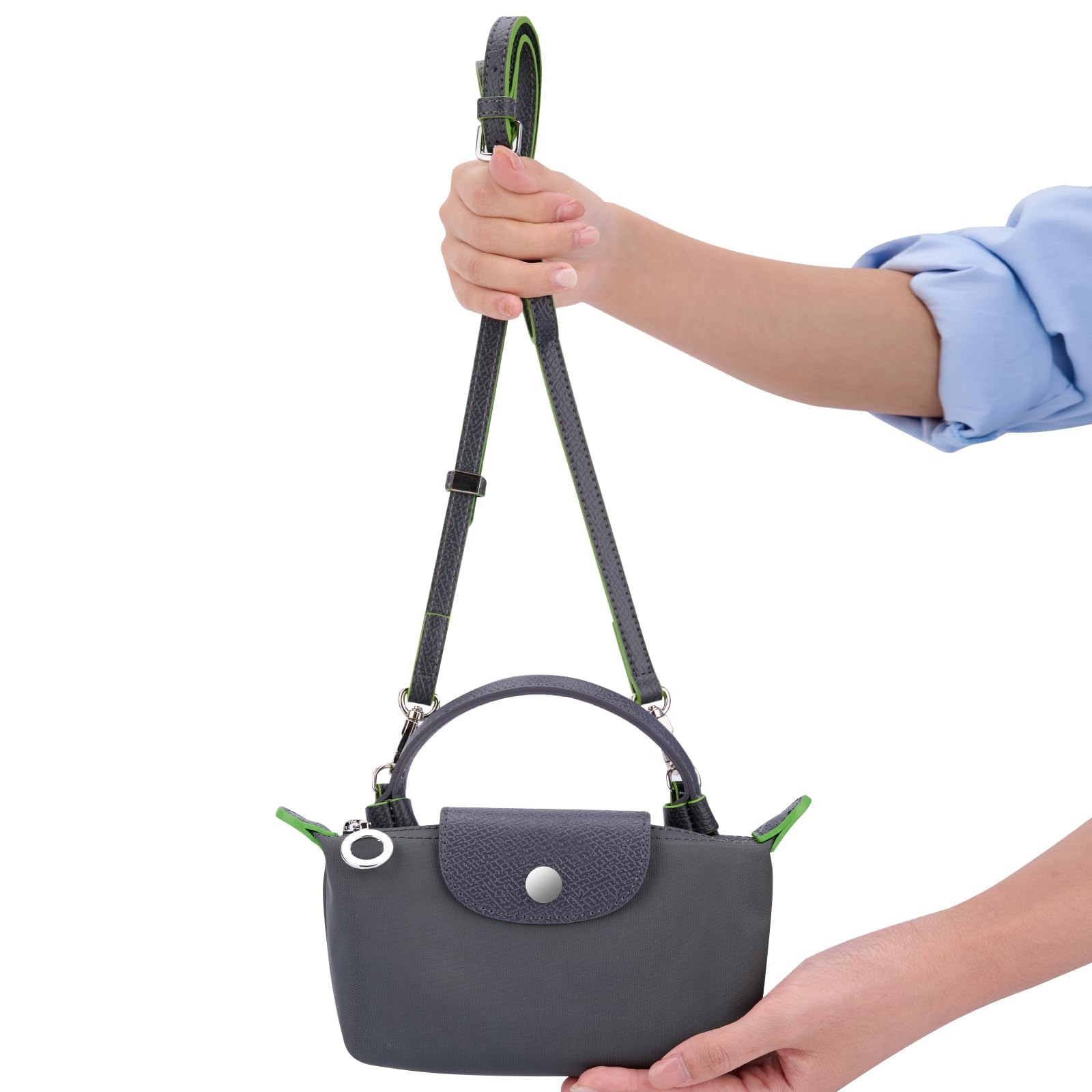 Sostituzione Cinghie Borsa, Borsa in Pelle Crossbody Tracolla Regolabile per Longchamp Borsa Donne