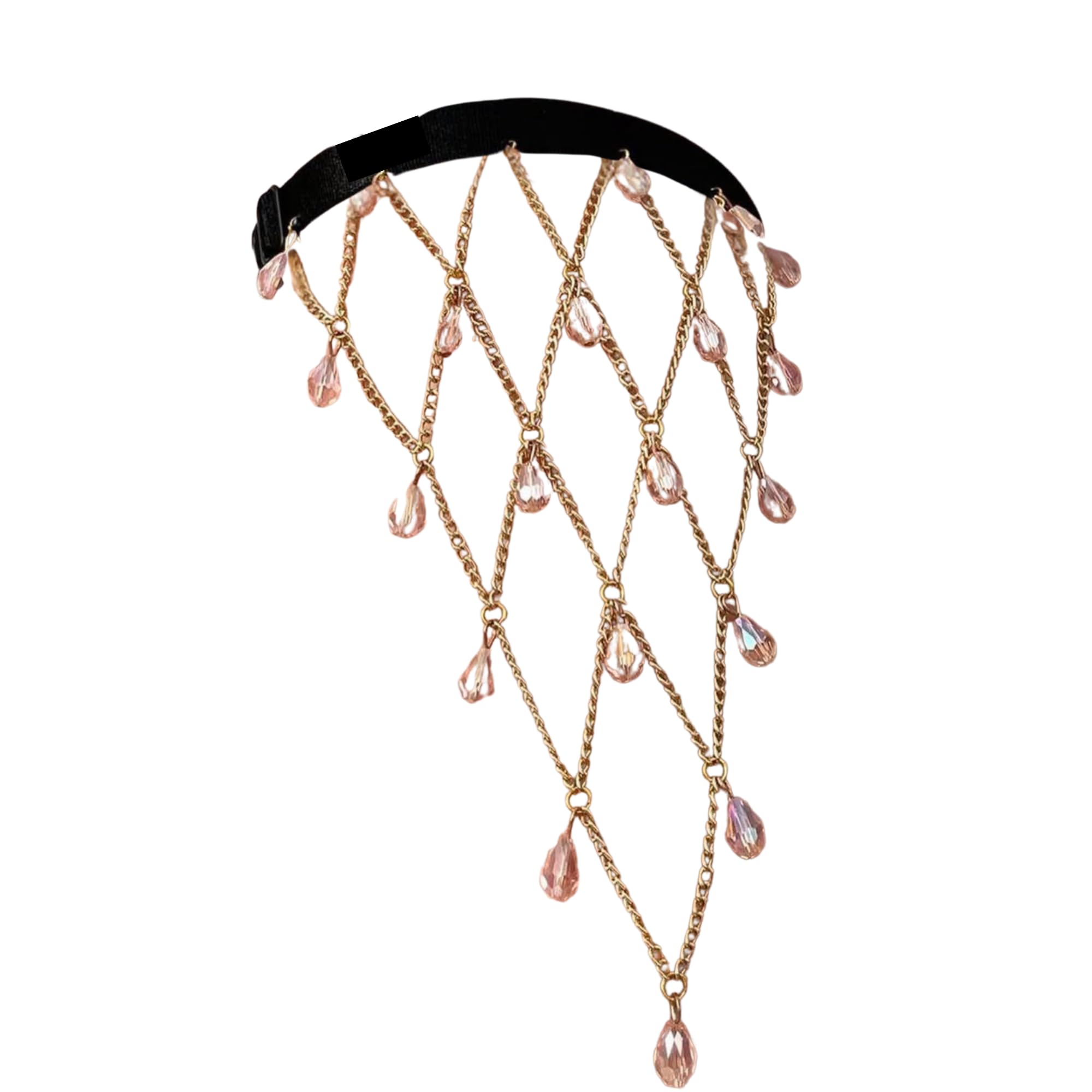 Golden Chimes Leg Chain for Women and Girls Fashion Hip Chain for Women | Gold Toned Multilayered Moon Charm Leg Chain | girls and womens-image-25