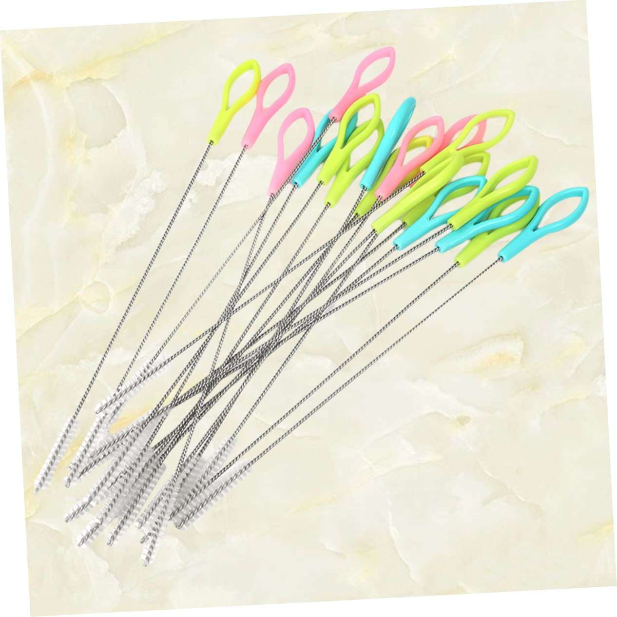 Healvian 150stücke Teiliges Trinkhalm-bürste Aus Edelstahl Und Nylon Reinigungsbürste Für Flaschen Und Trinkhalme Farblich Gemischt Für Schmale Flaschenhälse Und Öffnungen
