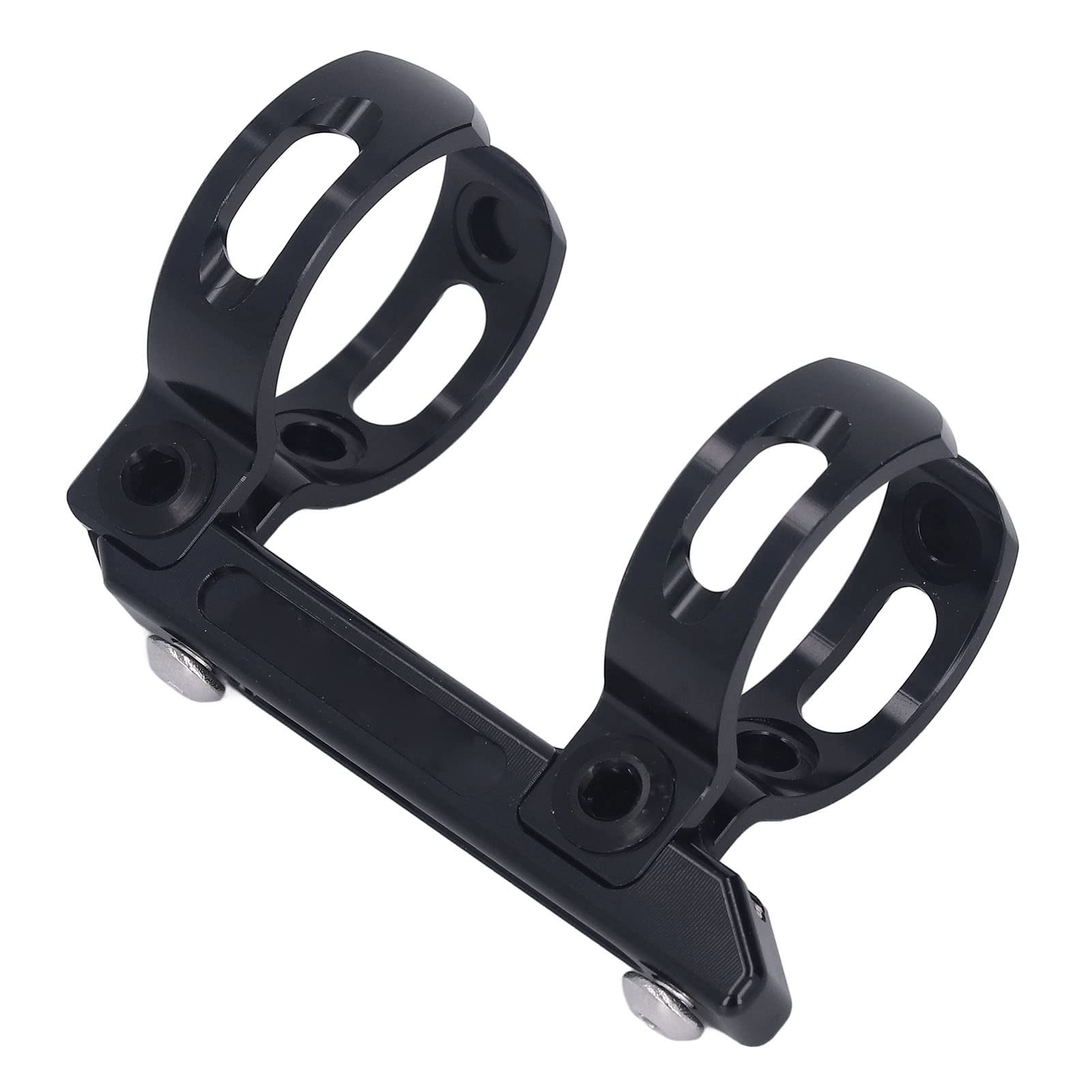 Soporte para tija de sillín de bicicleta, adaptador plegable de aleación de aluminio para botella de agua con almohadillas de goma para Birdy DAHON, se adapta a tuberías de menos de 35 mm