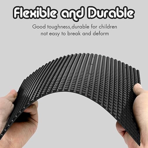 Miniatura 4 de Lekebaby - Placas base clásicas para construcción de ladrillos 100% compatibles con las principales marcas de placas base de 10 x 10 pulgadas  25.4