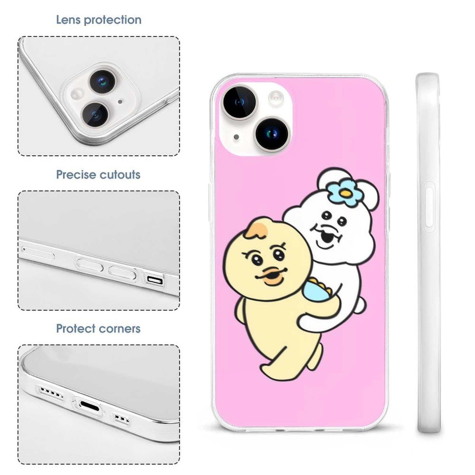 Amazon.co.jp: iPhone 14ケース んぽちゃむ iPhone 14 専用 ケース