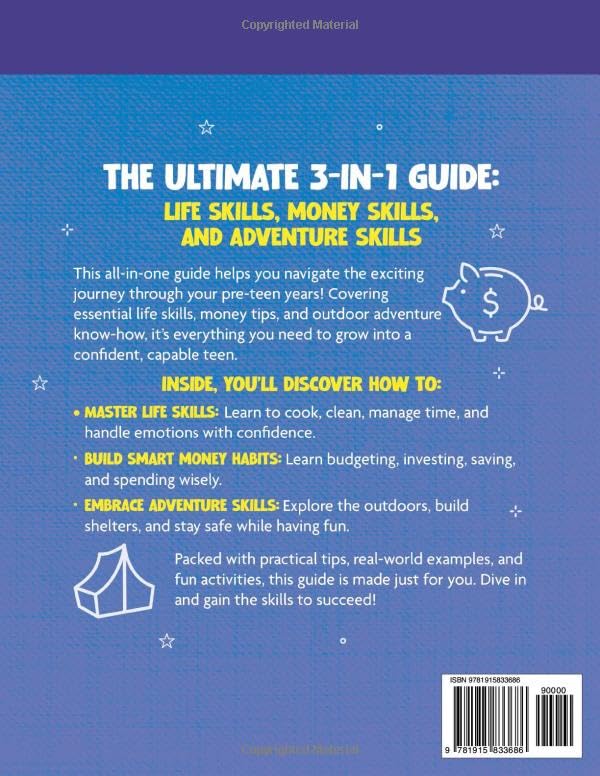 Essential Skills Every Kid Should Know: The Ultimate 3-in-1 Life Skills, Money Skills & Adventure Skills Handbook for Tween Boys & Girls (Essential Life Skills for Teens) - Image 2