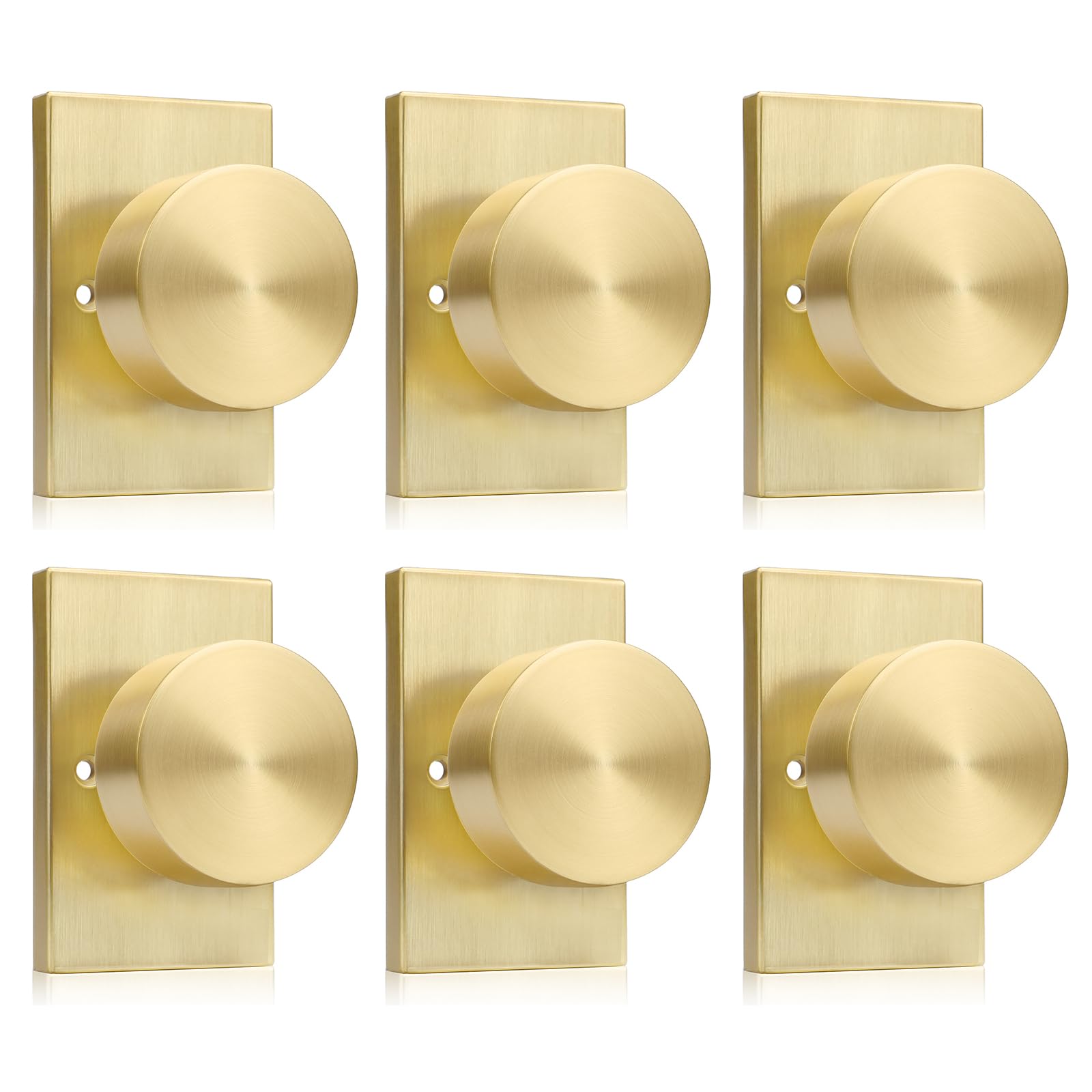Gold Interior Door Knobs - Privacy & Security -30