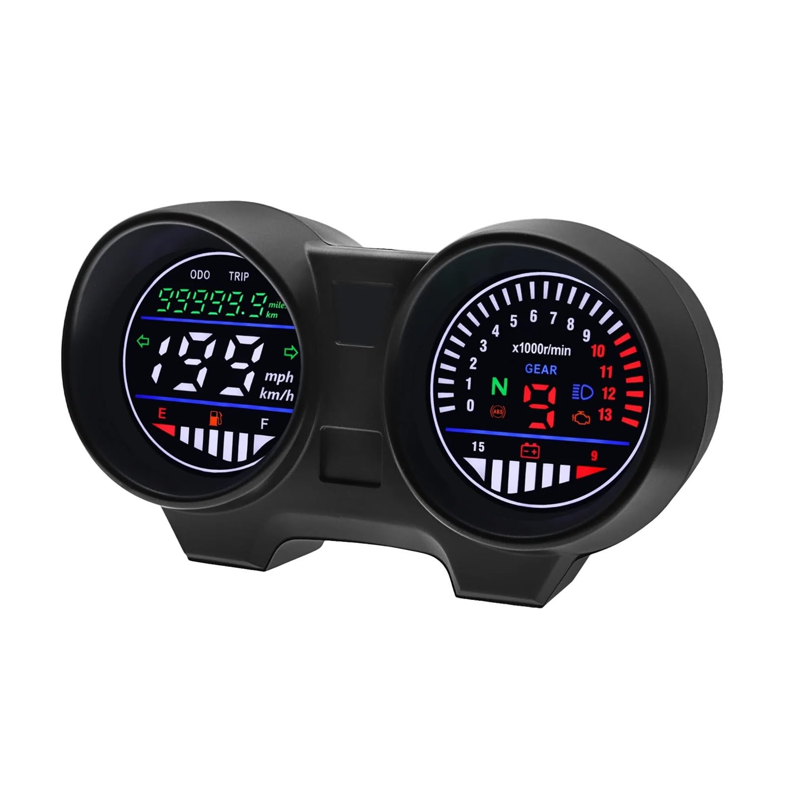 Contagiri contachilometri Per Strumenti Tachimetro Moto Per Titan 150 Pannello Cruscotto Digitale Elettronica LED Velocità Contagiri RPM Per