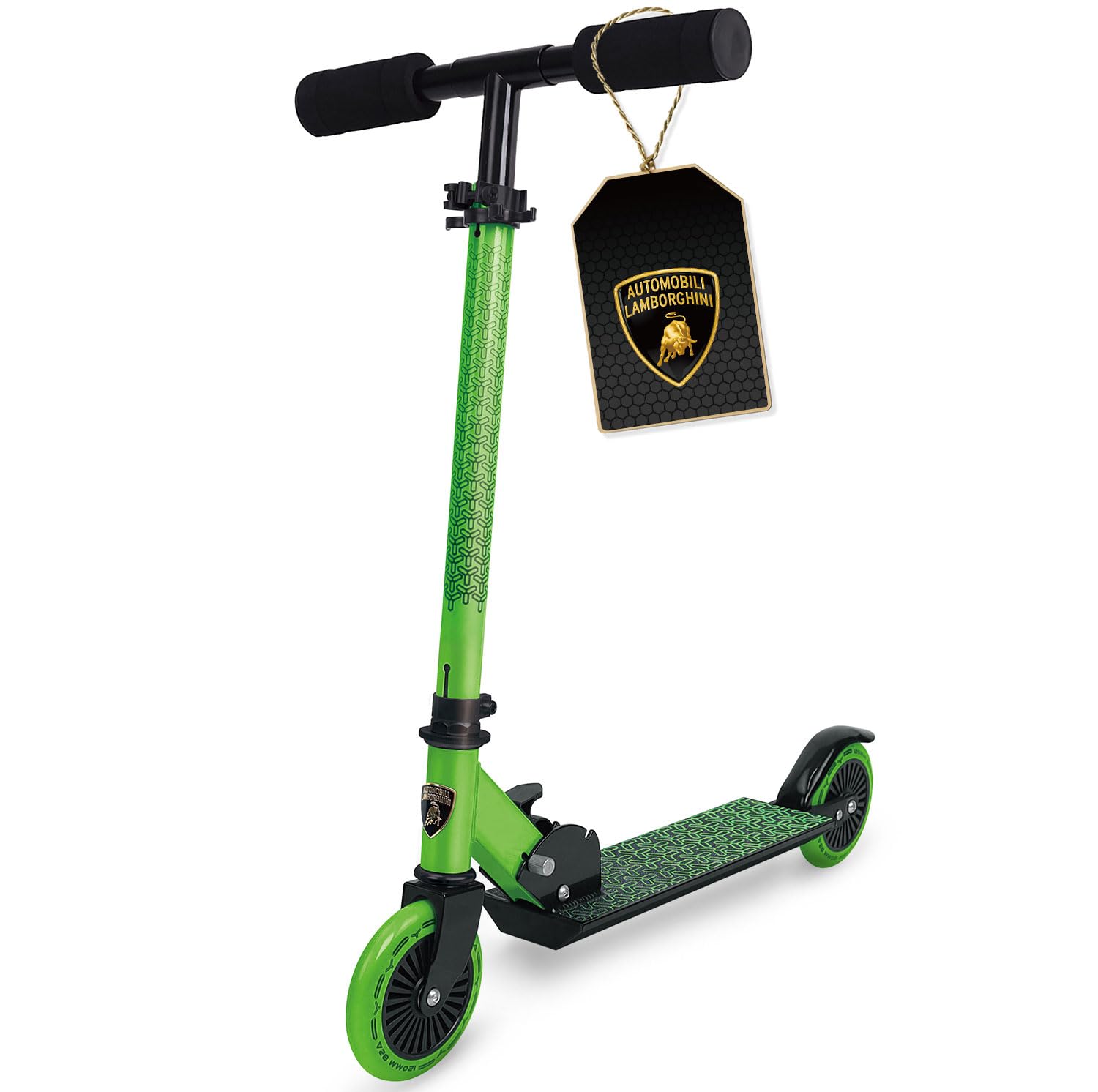 Lamborghini Kick Scooter for Kids Ages 5+, Green