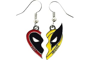 Marvel Wolverine Earrings Metal Original Design