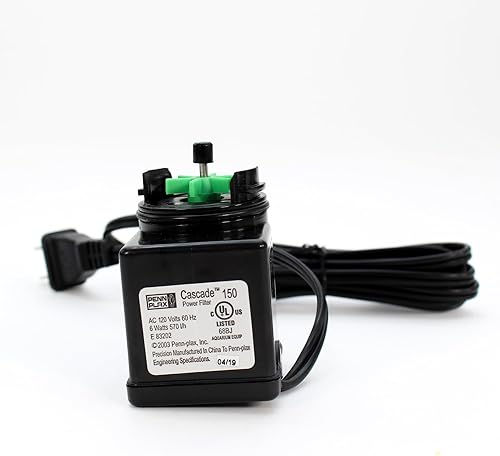 Miniatura 7 de PENN PLAX (CPF3) Cascade Hang-on filtro de acuario con sistema de filtración cuádruple, limpia hasta un tanque de 35 galones