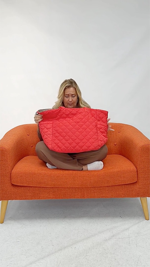 Bolso Tote de Nylon Reversible Riva miniatura 5
