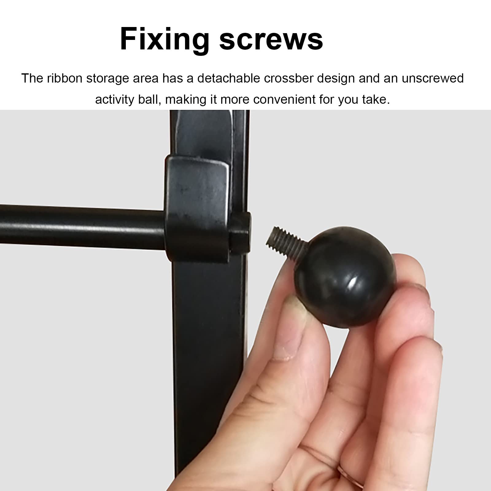 Corbatero Organizador Cinturones Percha Pañuelos Montaje en la Pared Negro Rollos de Vinilo Estantería de Almacenamiento, 5 Niveles Soporte para Cintas para La Sala de Costura del Hogar, Artesanía Alm