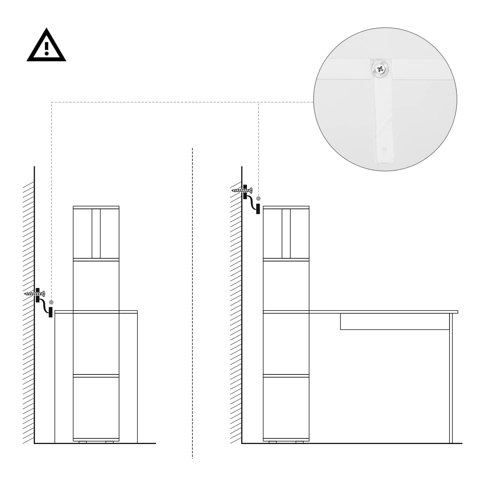 Mondeer Computertisch L-Förmig, Eckschreibtisch, mit 360 Grad Drehbarem Bücherregal für Arbeitszimmer Wohnzimmer Büro 157 x 45 x 130,5 cm, Weiß