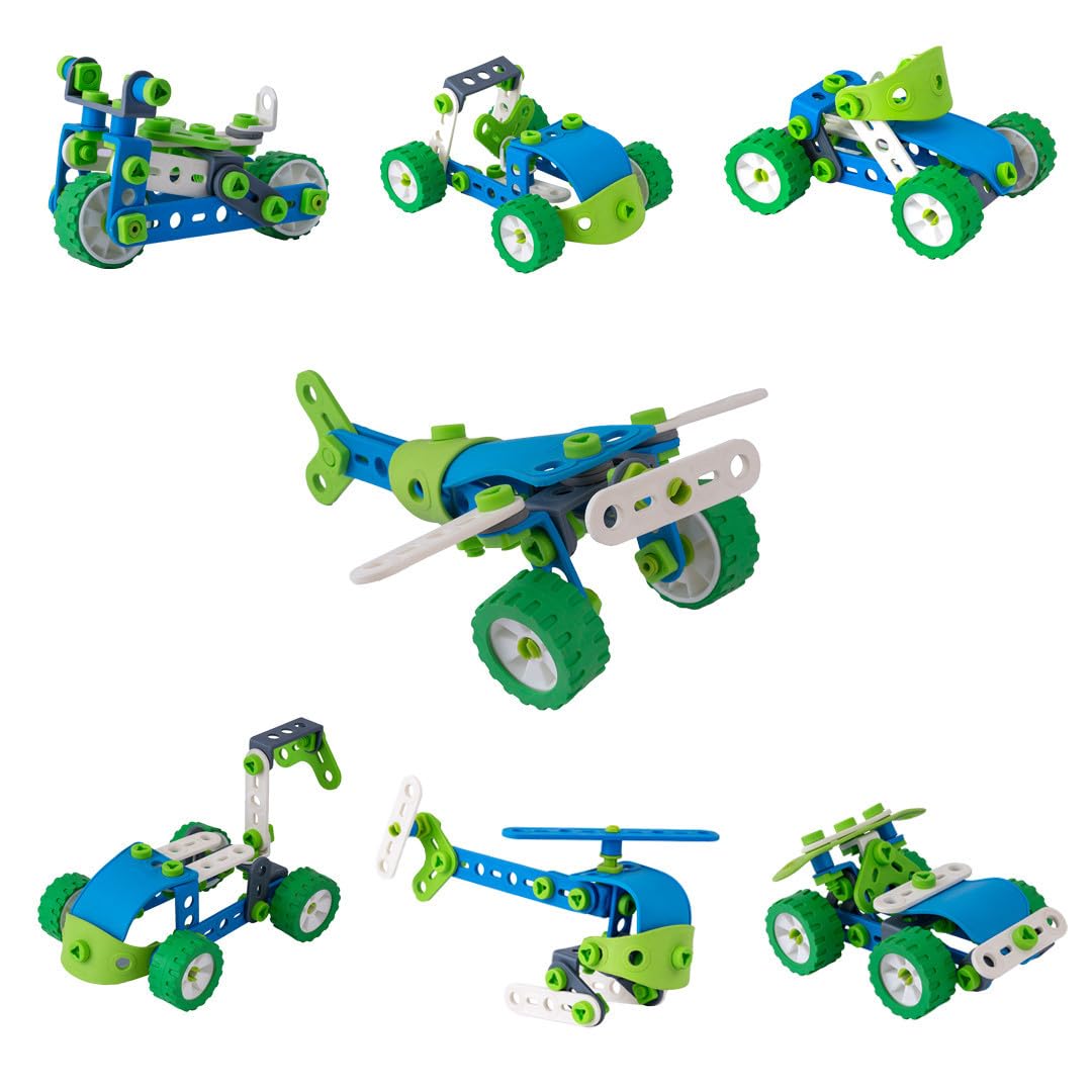 CloudTech® Enginero Mechanical Kit for Kids | Plastic Construction Engineer Toys | STEM Toy Set for Boys & Girls, Age 4+ | Level 2 (81 Pcs)