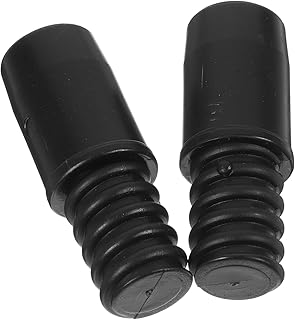 WOFASHPURET 2pcs Push Broom Handle Adapter Threaded Tip Repair Replacement Extension Pole Adapter Extension Pole Tips Broom Handle Tips Telescoping Pole Broom Stick Pole Tip Mop Plastic Metal