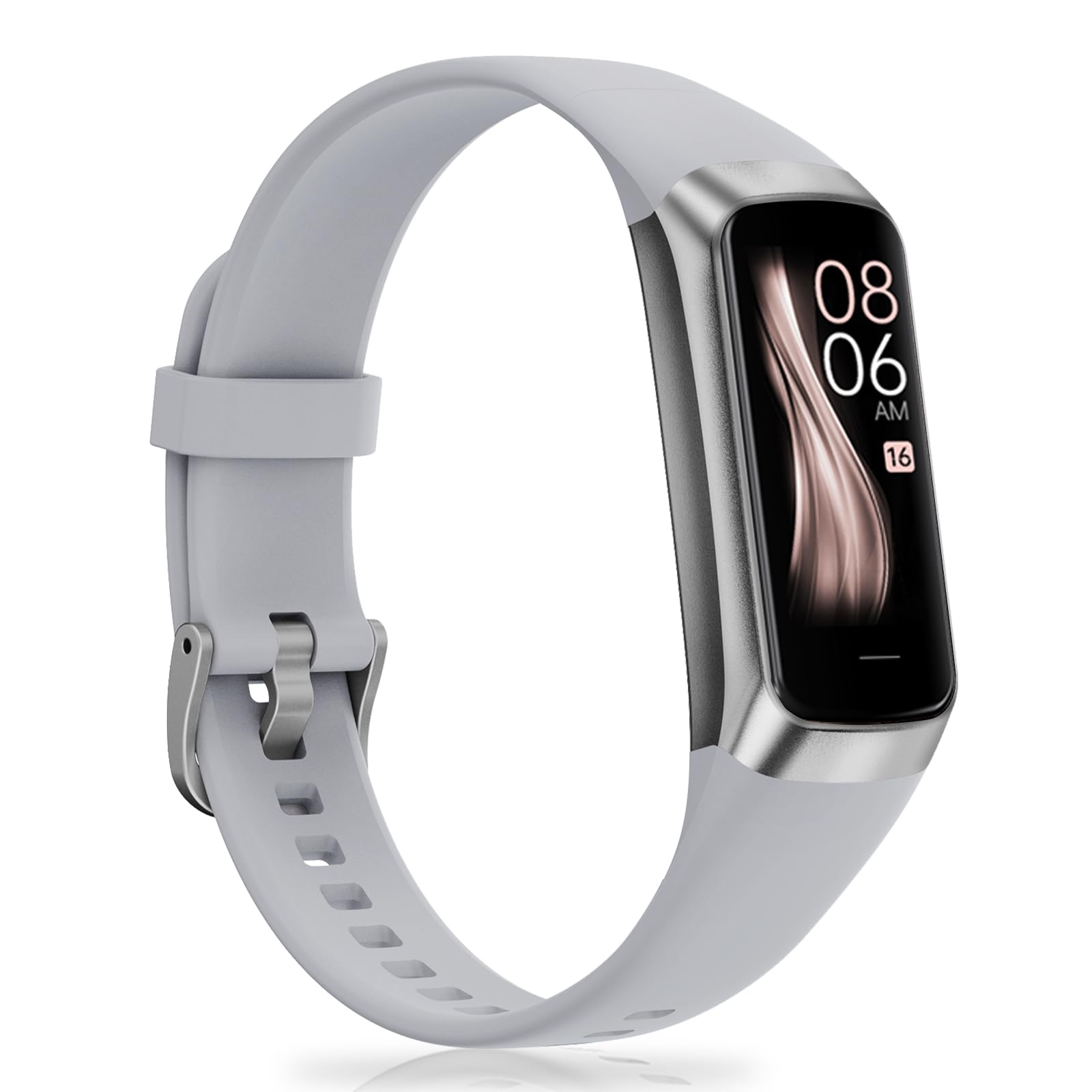 Fitness Tracker with 24/7Heart Rate, Blood Pressure, Sleep Tracking, Step (Gray)
