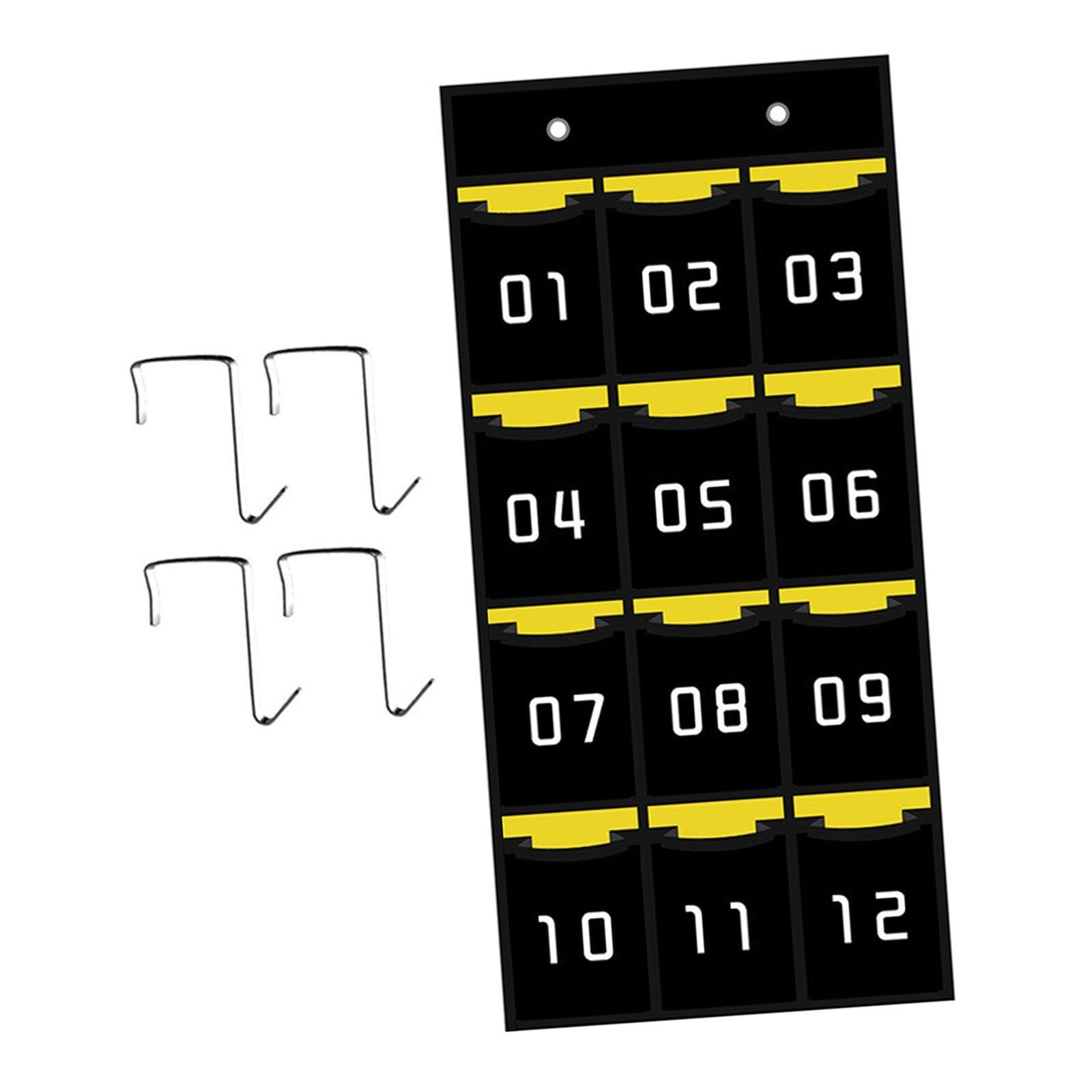 Classroom Pocket Chart for Cellphones Card Pocket Organizer for Home Bedroom 12 Slots|Home & Garden | Kids & Teens at Home | School Supplies |1 Classroom Pocket Chart-image-45