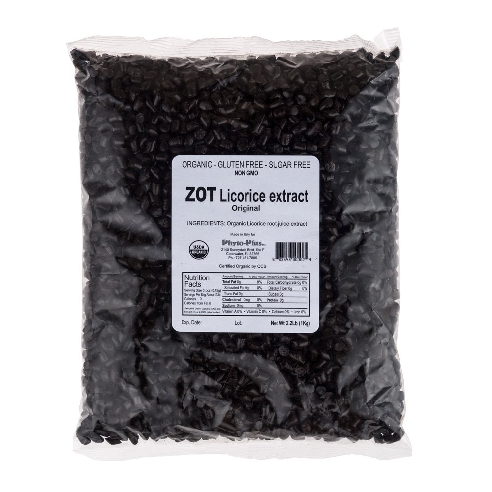 ZOT Extrato de Raiz de Alcaçuz Orgânico, sem sabor, 998,8 g
