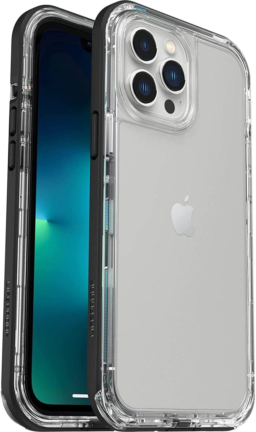 LifeProofNEXT SERIES Case for iPhone 13 Pro Max & iPhone 12 Pro Max - BLACK CRYSTAL (CLEAR/BLACK)