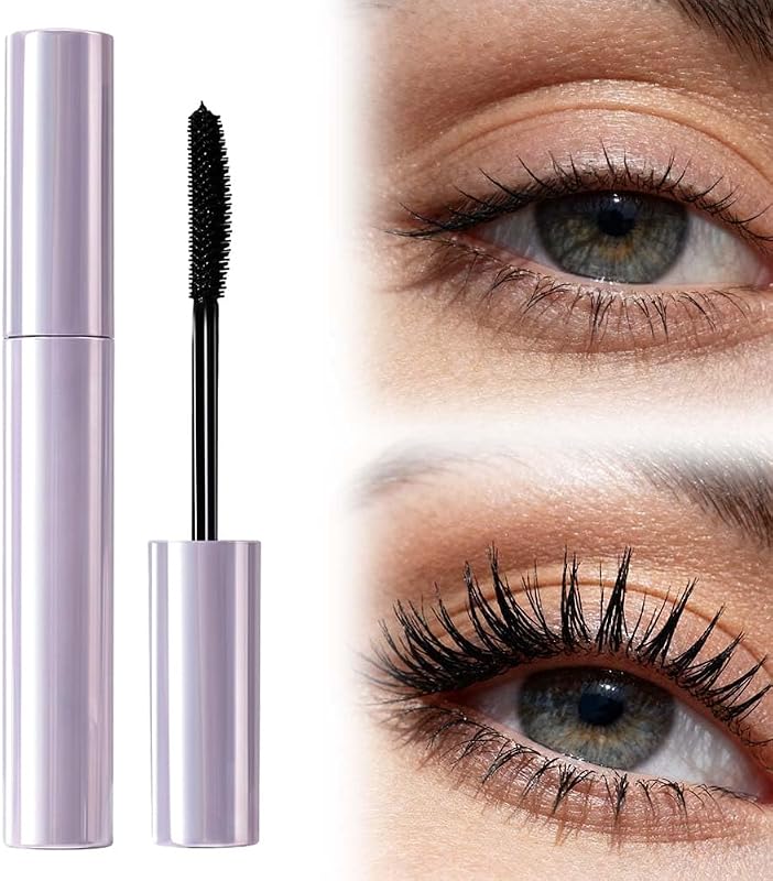 Mascara for Older Women, 2026 New Waterproof Mascara for Mature Lashes, Long-Lasting Lightweight Smudge-Proof Tubing Mascara for Volume and Length (Black)